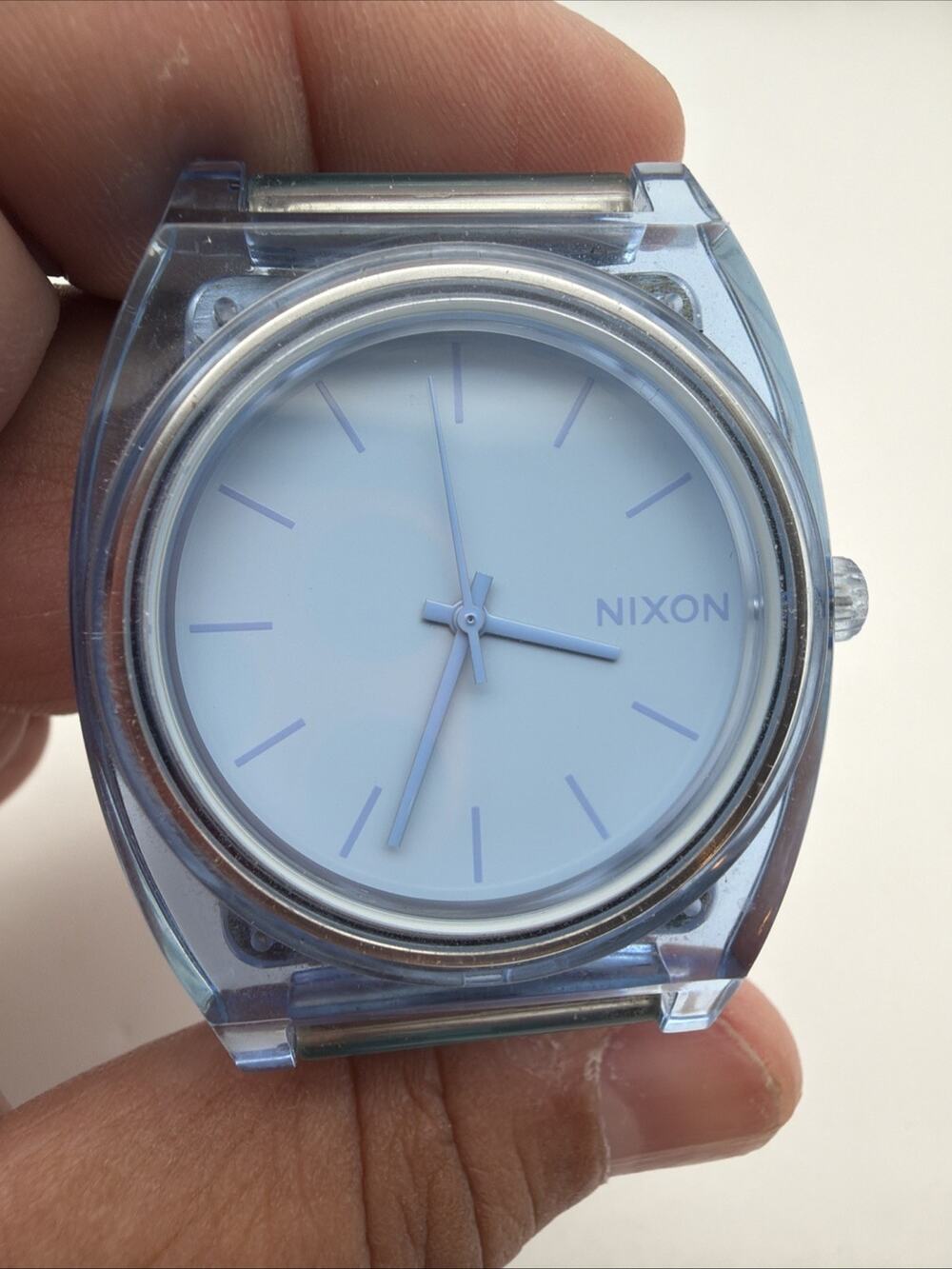Nixon Time Teller Blue Watch, Silicone Strap, 40mm, A119 3143, Used